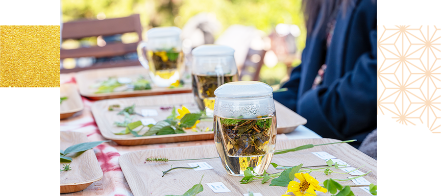 明日香村地元食材を使用し、女帝をイメージした特別ディナーメニュー