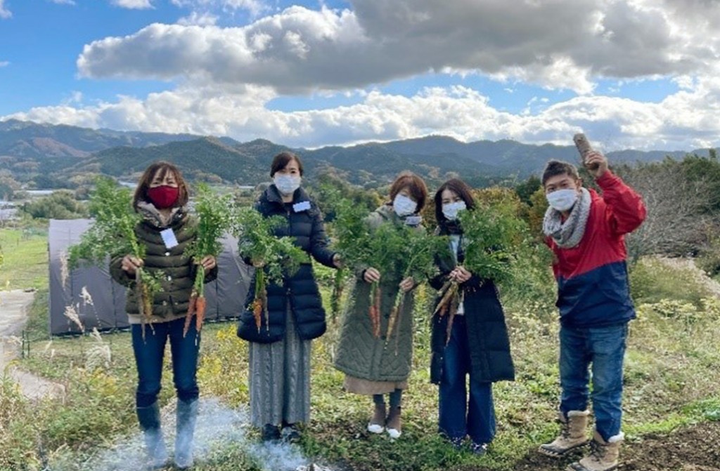 明日香村でベジタブルアートプレート in Asuka